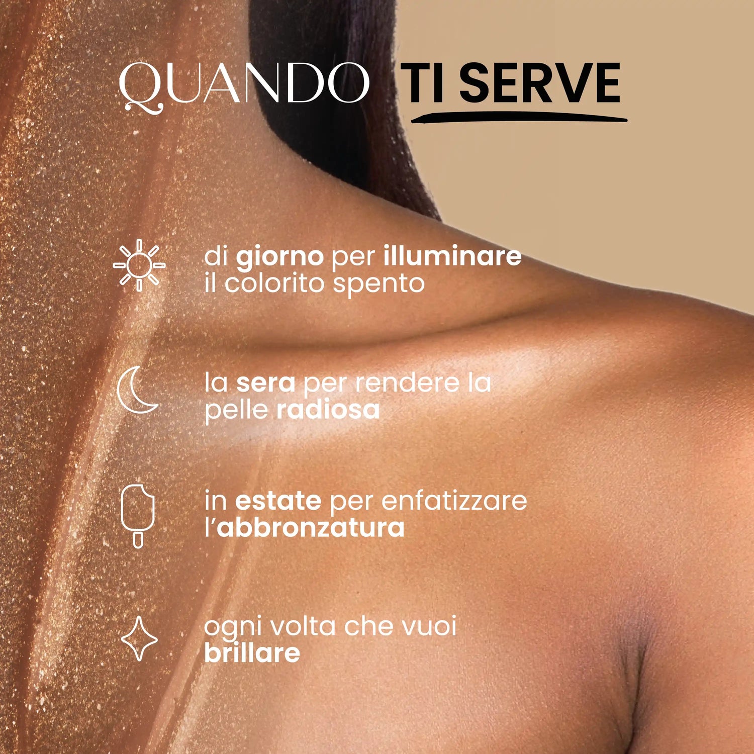 Crema Corpo Bronze Gold Con Acido Ialuronico