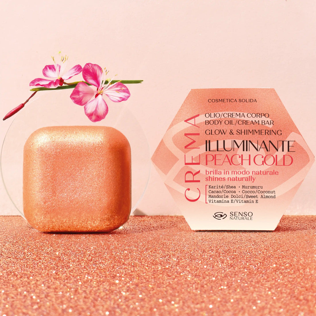 Crema Corpo Illuminante Peach Solido