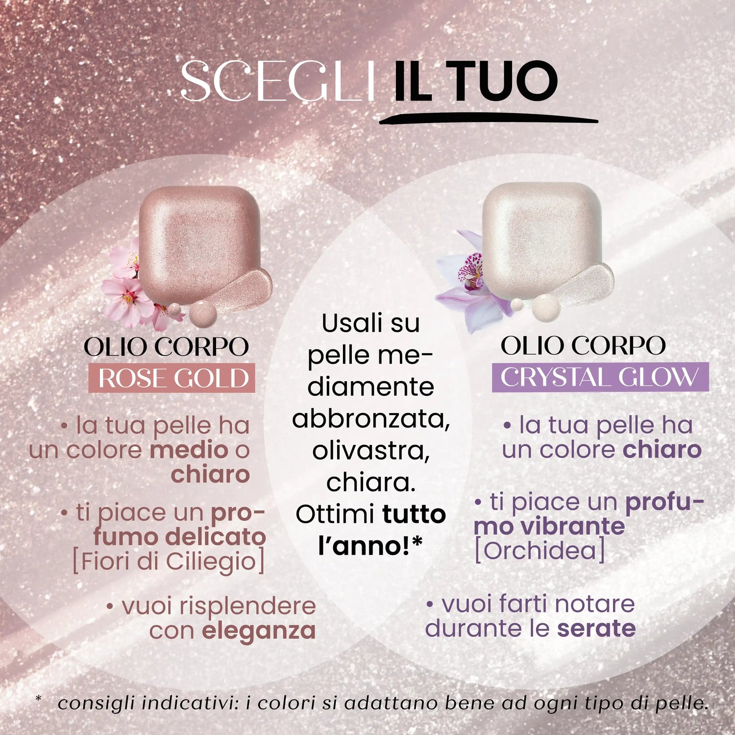 Olio Solido Corpo ROSE GOLD + Contenitore Sughero [ PACK ]