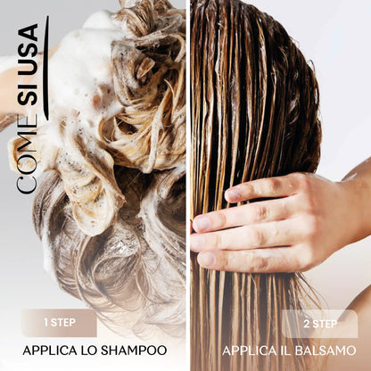 Shampoo E Balsamo Stimolante Crescita Capelli Fini