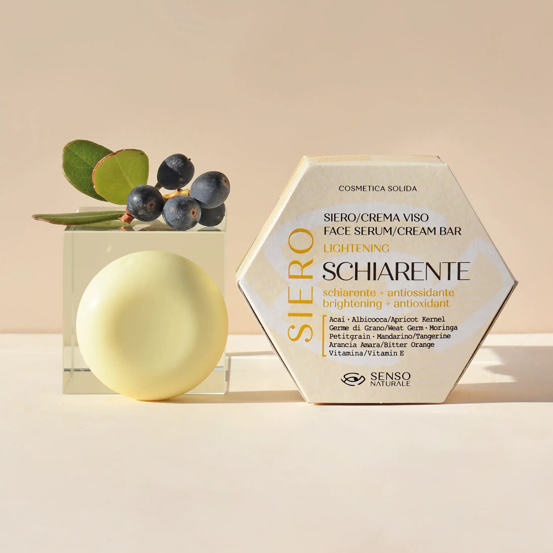 Siero anti-macchie viso luminosità naturale