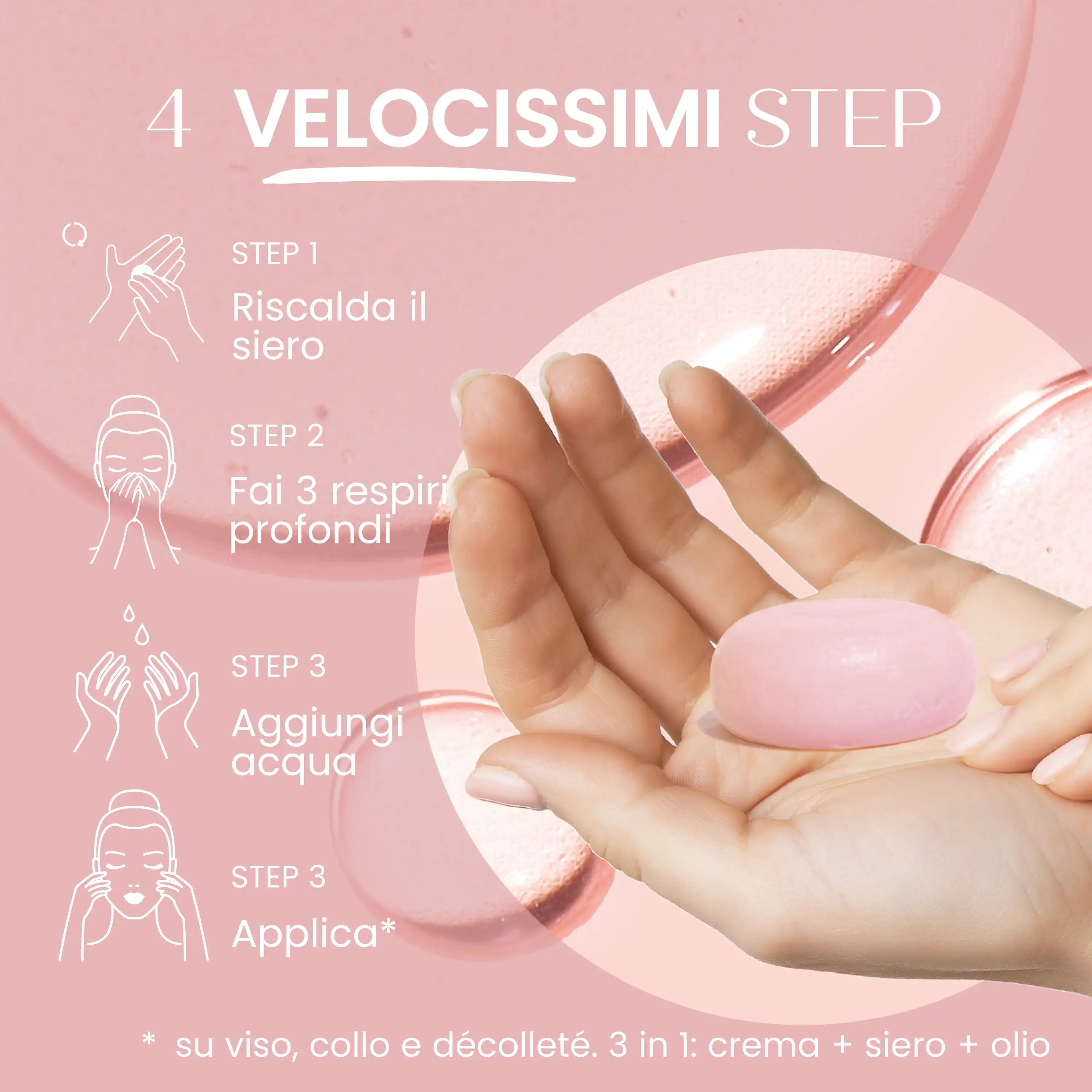 Siero viso acido ialuronico rigenerante pelle