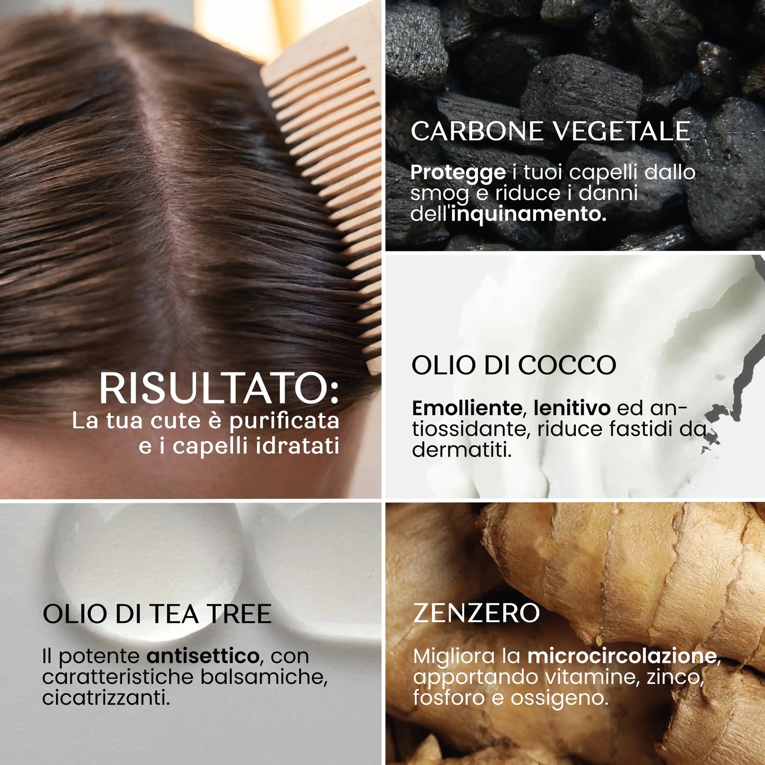 Trattamento Detox Capelli Al Ginger